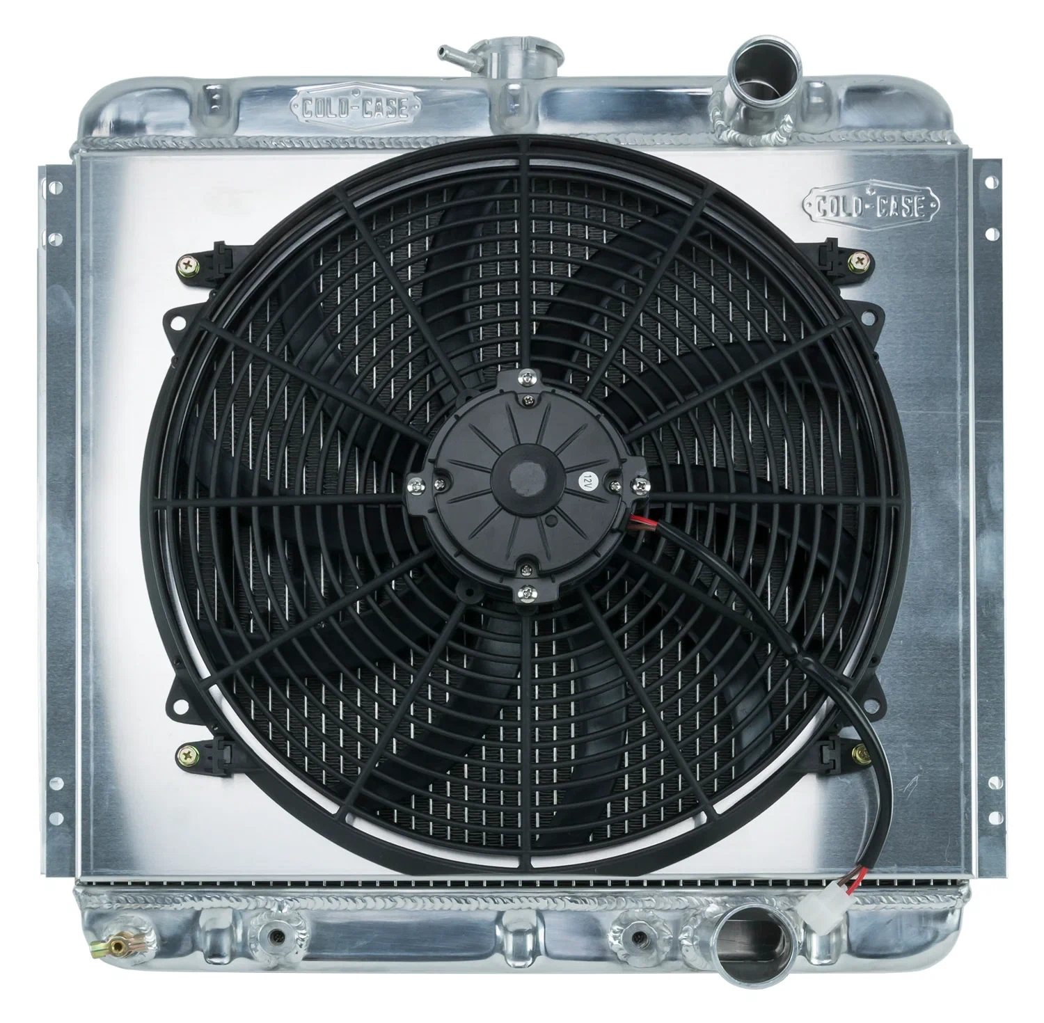 67-70 Mustang 289_302 Fair Coug Gal Aluminum Performance Radiator And Fan Kit
